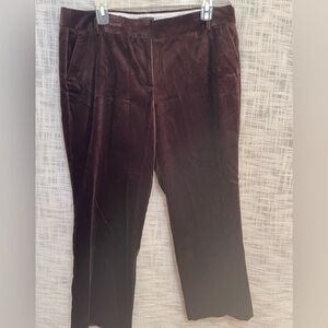 J crew pants, velvet ankle pants